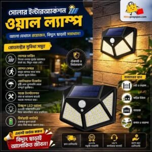 100 LED Solar Motion Sensor Light